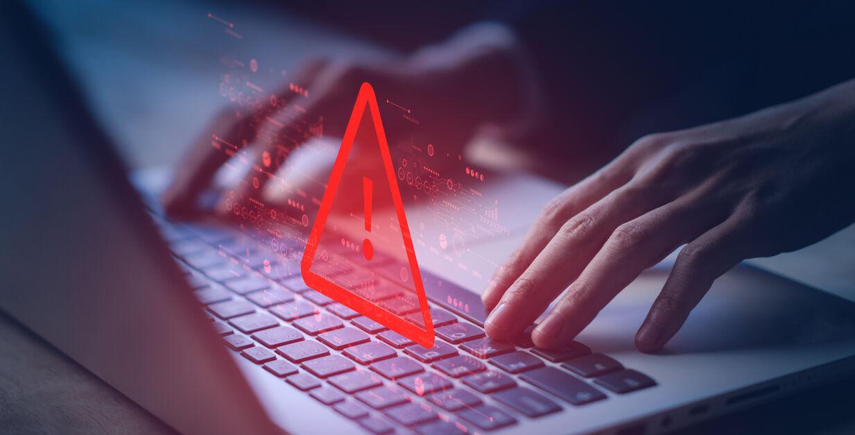 System hacked warning alert Generic